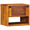 vidaXL Bedside Cabinet Brown 40 x 35 x 35 cm solid acacia wood
