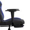 vidaXL Gaming Chair Black and blue