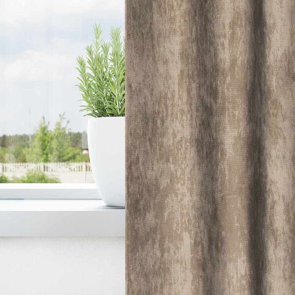 vidaXL Velvet Curtains 2 pcs Champagne 55.12 x 55.12 in Velvet