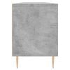 vidaXL TV Cabinet Concrete grey Engineered wood, Iron Large TV Cabinet
