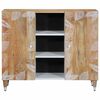 vidaXL Sideboard Mango Natural and White