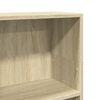 vidaXL Bookcase Sonoma oak Engineered wood Tall Fantastic Bookshelf