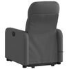 vidaXL Stand Up Massage Recliner Chair Dark grey