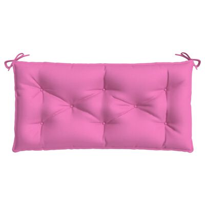 vidaXL Garden Bench Cushions 2pcs Pink 39.4"x19.7"x2.8" Fabric