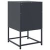 vidaXL Bedside Cabinet Anthracite Steel Medium Bedside Cabinet