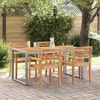 vidaXL Garden Dining Table Grey 62.99 x 31.50 x 29.53 in