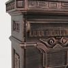 vidaXL Pillar Letterbox Bronze Cast Aluminum Medium Decorative Inlays