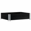 vidaXL Pallet Collar Black 31.5x23.6" Solid Wood Pine