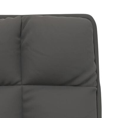 vidaXL Leisure Chair with Metal Frame Dark Gray Velvet