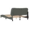 vidaXL Bed Frame Dark Grey