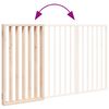 vidaXL Dog Gate Set of 3 White Poplar wood Foldable, Freestanding