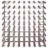 vidaXL Wine Rack for 72 Bottles Brown Solid Wood Pine