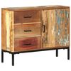 vidaXL Sideboard 34.6"x11.8"x28.7" Solid Reclaimed Wood