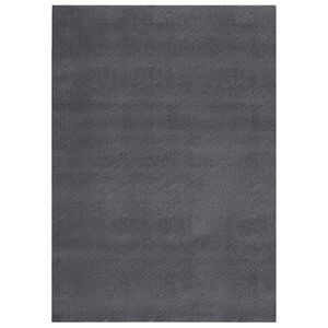 vidaXL Rug Anthracite 100% Polyester Large Rug Rectangular Modern