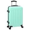 vidaXL Suitcase 3 pcs Mint green 19.69 x 12.20 x 30.71 in ABS Plastic