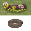 vidaXL Garden Edgings 5 pcs Brown 32.8' 3.9" Polyethylene