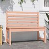 vidaXL Garden Bench Natural Wood Solid Douglas wood Standard Durable