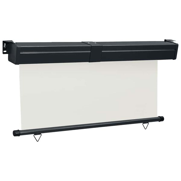 48431 vidaXL Balcony Side Awning 65"x98.4" Cream