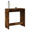 vidaXL Bar Table Smoked Oak Engineered Wood Tall Modern Bar Table