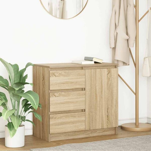 vidaXL Sideboard Sonoma oak Engineered wood Medium Sideboard