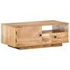 vidaXL Coffee Table Natural Mango Wood Solid Mango Wood
