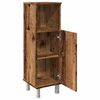 vidaXL Bathroom Cabinet Old wood Engineered wood Slim Bathroom Cabinet