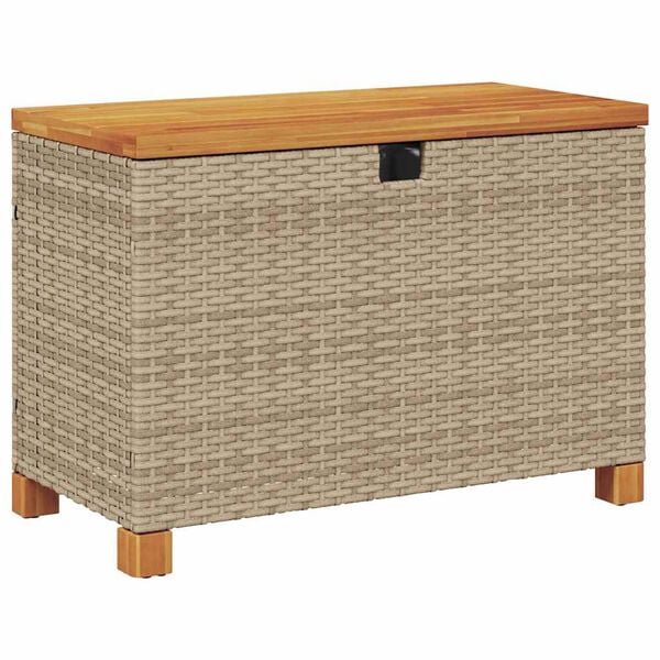 vidaXL Garden Storage Box Beige and Brown