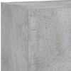 vidaXL TV Cabinet Concrete Grey Engineered Wood Medium TV Cabinet
