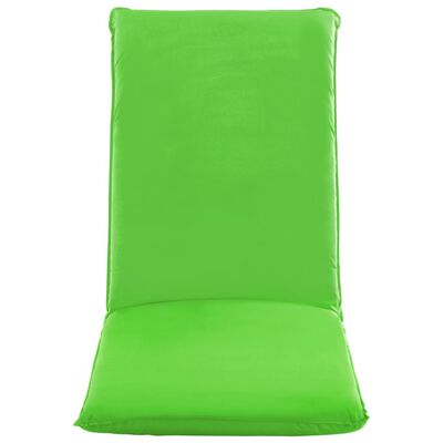 vidaXL Foldable Sunlounger Oxford Fabric Green