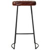 vidaXL Bar Set Natural Wood, Dark Brown