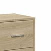 vidaXL Sideboard Sonoma oak Engineered wood Medium Storage