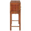 vidaXL Console Table Light Brown Solid Acacia Wood Medium Console Table
