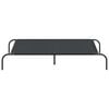 vidaXL Elevated Dog Bed Black Oxford fabric and powder-coated steel