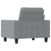 vidaXL Sofa Chair Light Grey Fabric (100% polyester), metal, textilene
