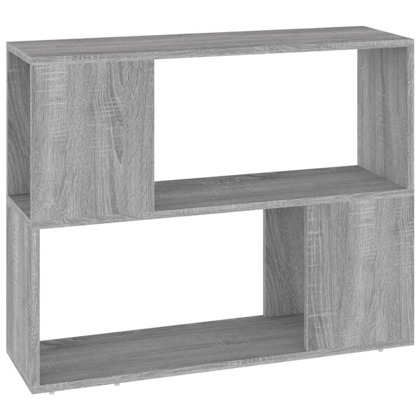 vidaXL Book Cabinet Grey Sonoma Engineered wood Medium Book Cabinet