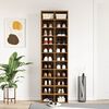 vidaXL Shoe Cabinet Old wood Engineered wood Tall Shoe Cabinet
