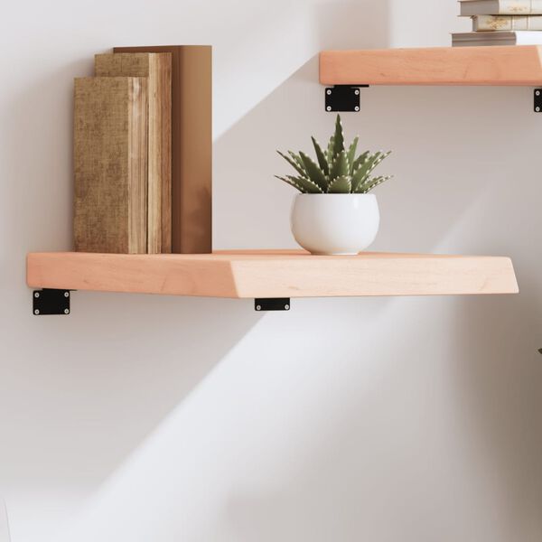vidaXL Wall Shelf Medium brown Solid Oak Wood 15.7x23.6 in Wall Shelf