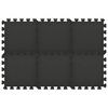 vidaXL Floor Mats 54 pcs 4,86㎡ EVA Foam Black
