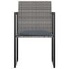 vidaXL Outdoor Dining Set Grey