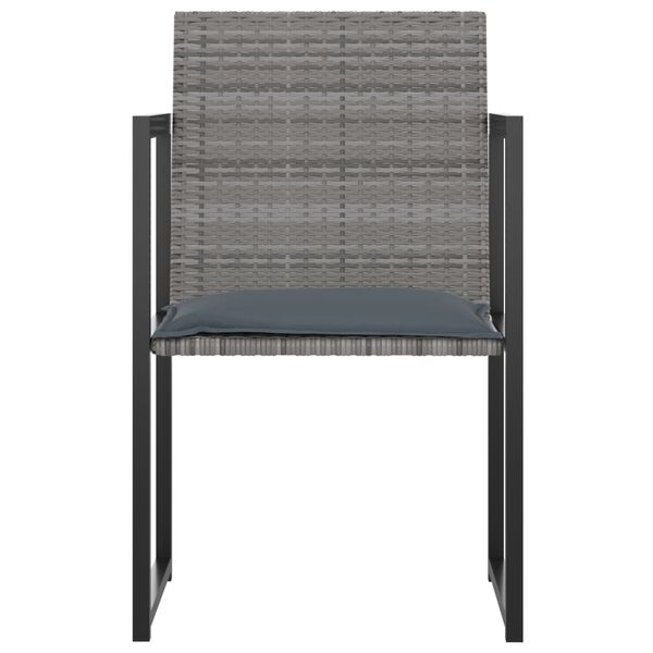 vidaXL Outdoor Dining Set Grey
