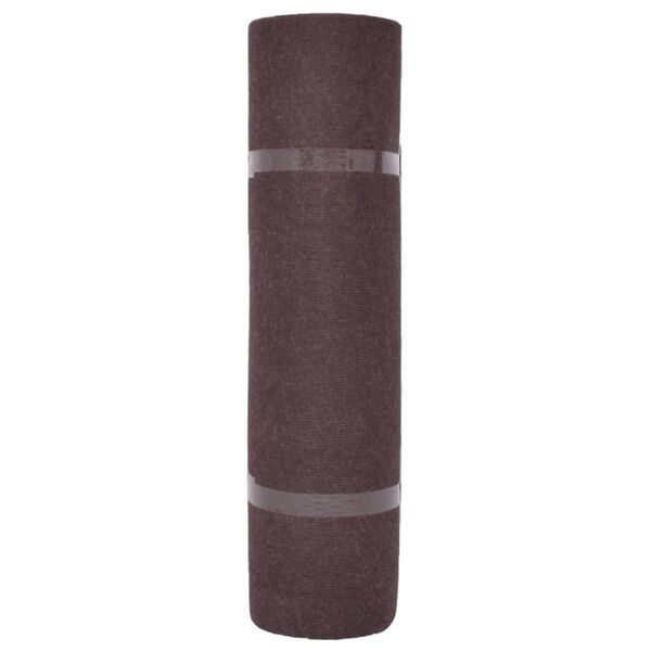 vidaXL Exhibition Carpet Brown Polyester Large Rollable