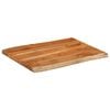 vidaXL Table Top Natural Wood Solid Acacia Wood 35.4 x 23.6 in durable