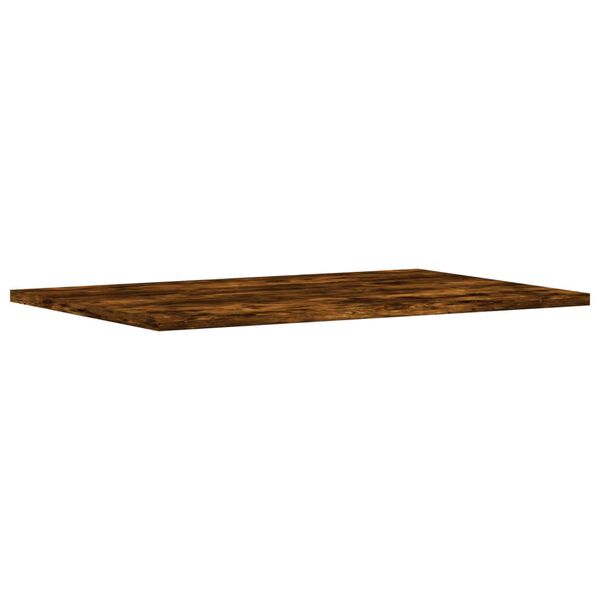 vidaXL Wall Shelf Set of 4 Smoked oak Engineered wood Medium
