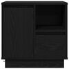 vidaXL Bedside Cabinet 2 pcs Black Oak 19.69 x 13.58 x 19.69 in