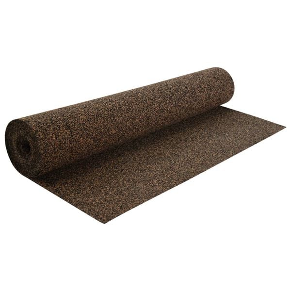 vidaXL Rubber Cork Roll 39.4"x196.9" 0.2"