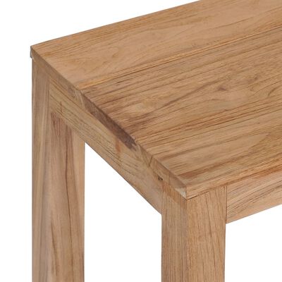 vidaXL Console Table 47.2"x13.8"x29.5" Solid Wood Teak
