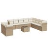vidaXL Garden Sofa Set Beige