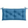 vidaXL Garden Bench Cushion Melange Blue Fabric (100% polyester)