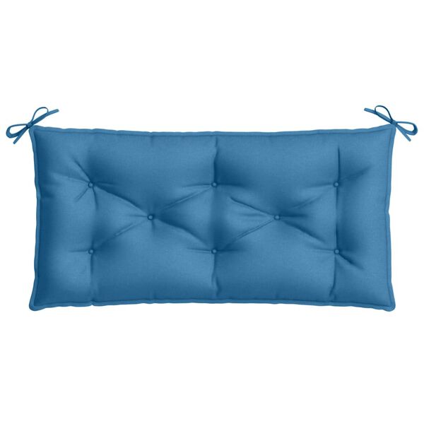 vidaXL Garden Bench Cushion Melange Blue Fabric (100% polyester)