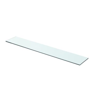 vidaXL Shelf Panel Glass Clear 27.6"x4.7"